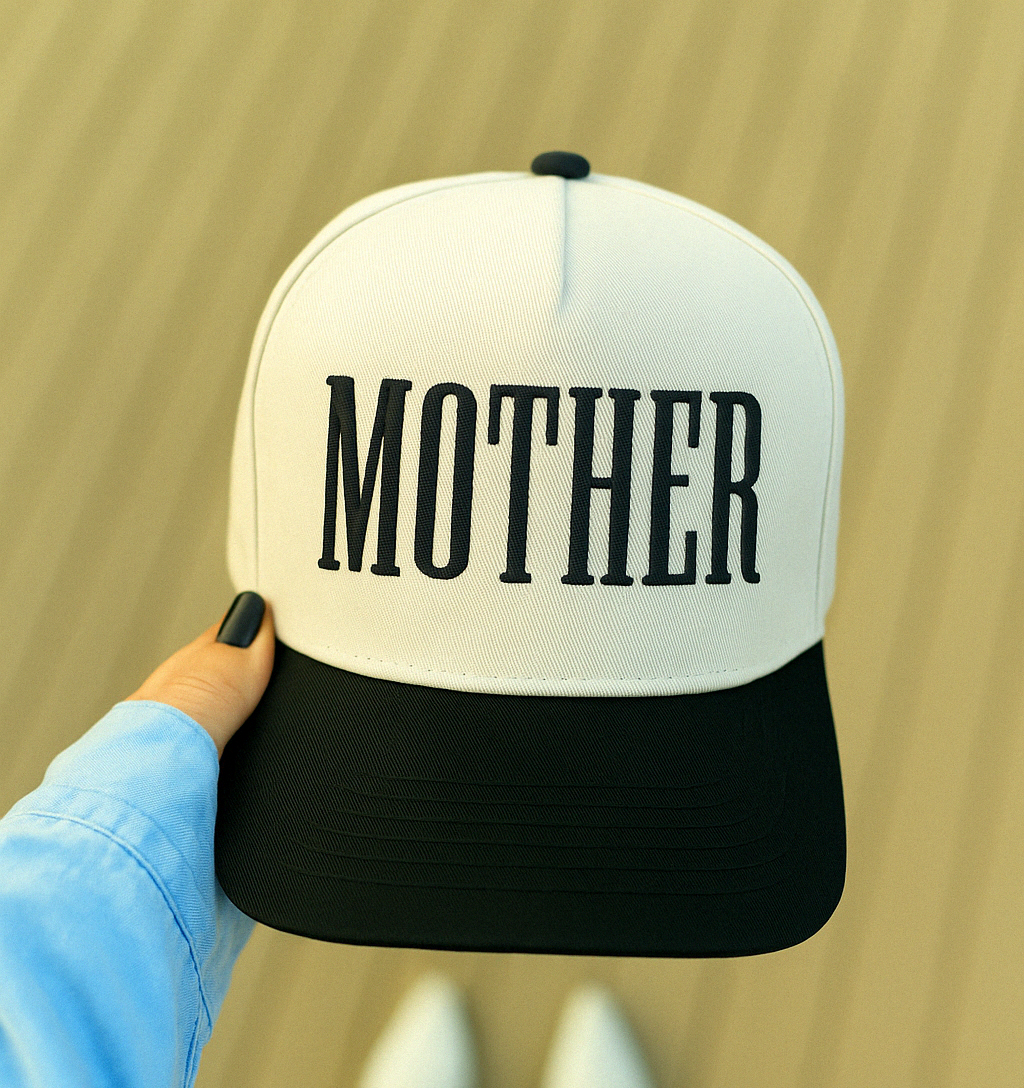 MOTHER Cap - Two-Tone Canvas- 3D Puff Embroidered