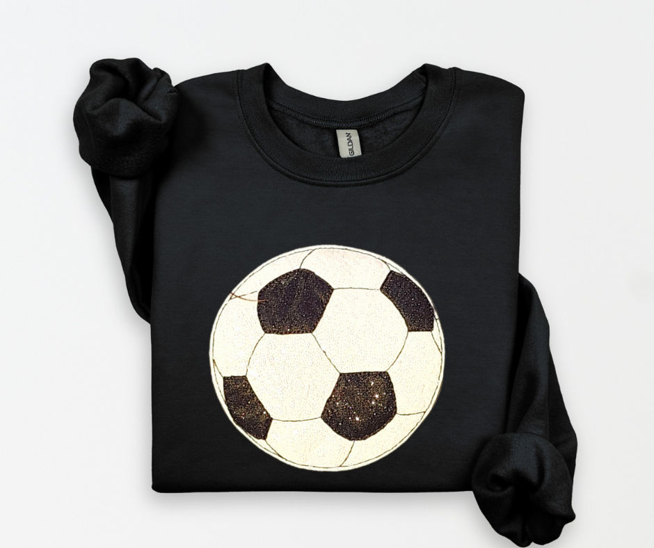 Soccer SEQUIN Applique Sweatshirt