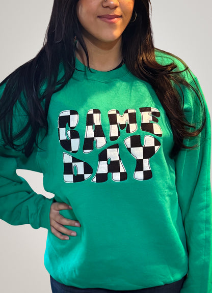 Checkered Gameday ITS A VIBE Sweatshirt