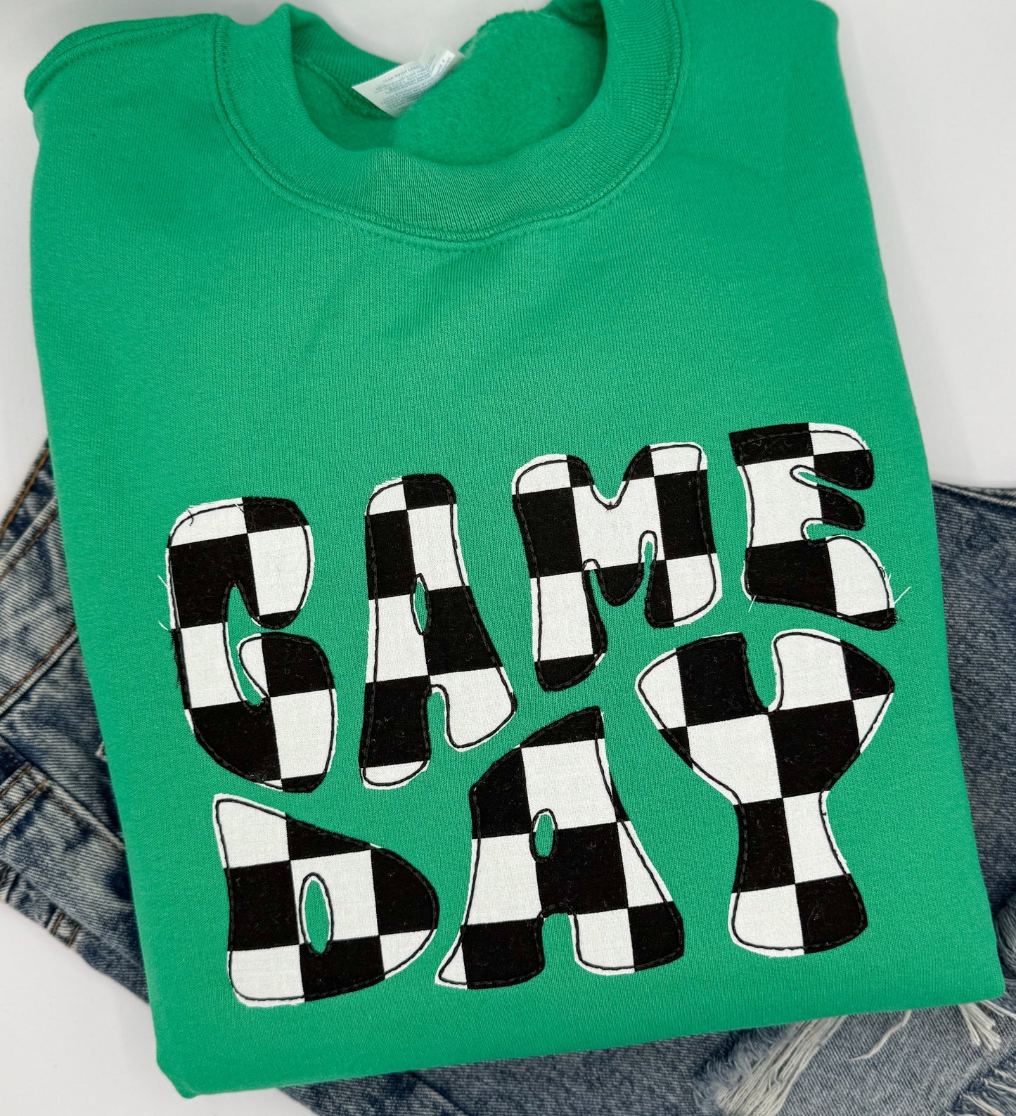 Checkered Gameday ITS A VIBE Sweatshirt